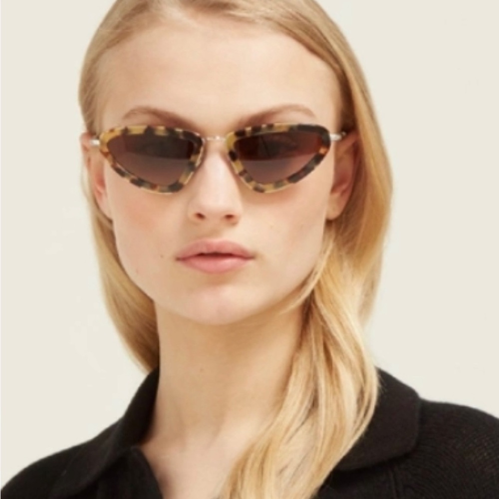 Miu Miu Cat Eye Sunglasses—STUNNING!!  Like New Condition!! Case, Bag & Cloth